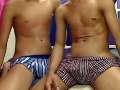 2guyshornycum