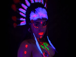 AbrilNaughty webcam girl as a performer. Gallery photo 3.